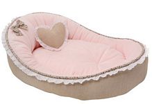Dollys Basket Linen Pink